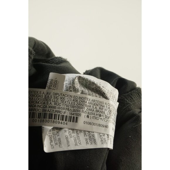 Zara dnwr. Men's 31 Charcoal Gray Twill Cotton Stretch Drawstring Cargo Pants - Picture 7 of 10